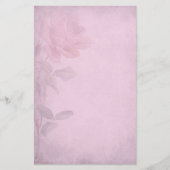  duusky roze rozenpapier briefpapier (Voorkant)