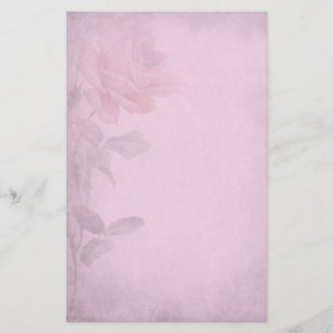 duusky roze rozenpapier briefpapier