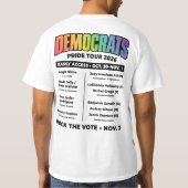 Duval Dems Pride 2026 T-shirt (Achterkant)