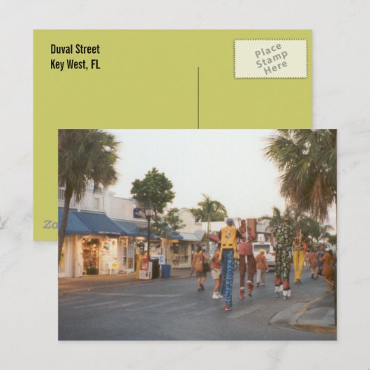 Duval Street Briefkaart (Voorkant / Achterkant)