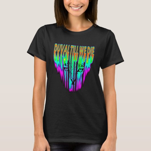 Duval Till We Die Psychedelic Florida T-shirt (Voorkant)