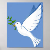 duve peace fly branch poster (Voorkant)