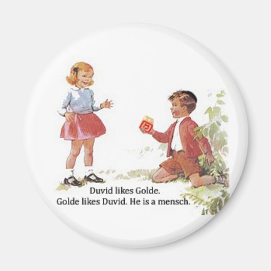 Duvid houdt van Golde. Magneet (Voorkant)