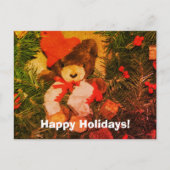 Duw Beer op het grote Briefkaart voor kerstfeestda (Voorkant)