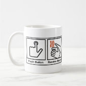 Duw Button, ontvang Bacon Koffiemok (Links)