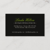 Duw Cupcake-ontwerp - CUSTOM-VISITEKAARTJE Visitekaartje (Achterkant)