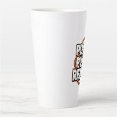 Duw de grenzen van het gewone latte mok (Voorkant)