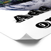 Duw de lichten voor het uur van de aarde (open aar poster (Hoek)