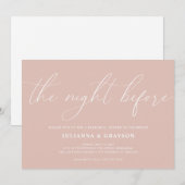 Duw de nacht voor het eten van de repetitie kaart (Voorkant / Achterkant)