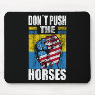 Duw de paarden niet - Grappige Meme Quote voor Sar Muismat