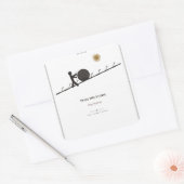 Duw de Steen Absurdistische Sticker (Envelop)