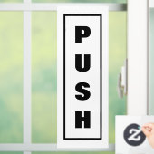 Duw deurteken, raamsticker (Huis)