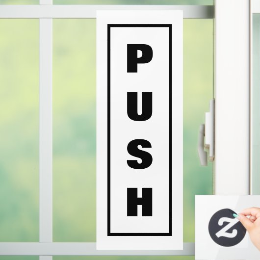 Duw deurteken, raamsticker (Huis)