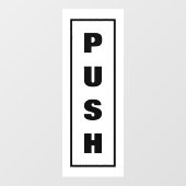 Duw deurteken, raamsticker (Vel)