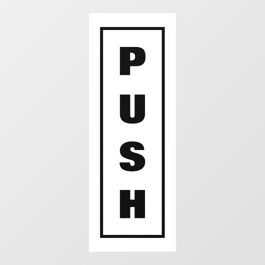 Duw deurteken, raamsticker (Vel)