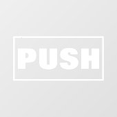 Duw deurteken, raamsticker (Vel)