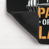 Duw door de pijn - Fitness Bodybuilding Motief Muismat (Hoek)