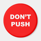 DUW GEEN rode Button magneet (Voorkant)