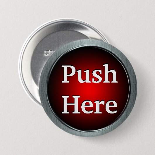 Duw hier Button Pin (Voorkant /achterkant)