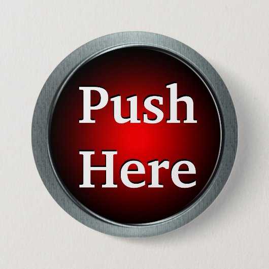 Duw hier Button Pin (Voorkant)