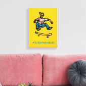 duw houten canvas afdruk (Insitu (Woonkamer))