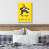 duw houten canvas afdruk (Insitu (Slaapkamer))