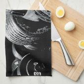 Duw je geest en lichaam - Workout Motivatie Theedoek (Quarter Fold)