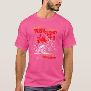 Duw je in Zombies om Chinese Shar-Pei Funny te red T-shirt