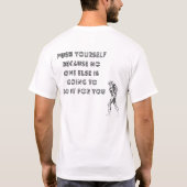 DUW JEZELF MET JE NEUS T-SHIRT (Achterkant)