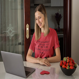 Duw jezelf Motivatie offerte ontwerp T-shirt