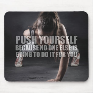 Duw jezelf - Workout Motivatie Muismat