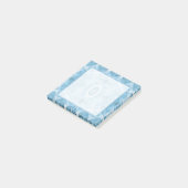 Duw Licht Blauw Abstract Waterverf Kunst Post-it® Notes (Schuin)