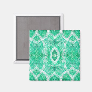 Duw Licht Groen Abstract Aquarel Kunst Magneet