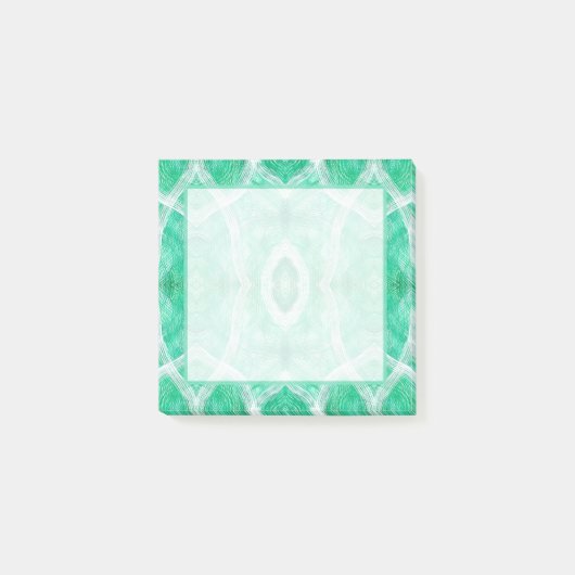 Duw Lichtgroene Abstracte Aquarel Kunst Post-it® Notes (Voorkant)