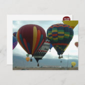 Duw me niet! Ballon Briefkaart (Voorkant / Achterkant)