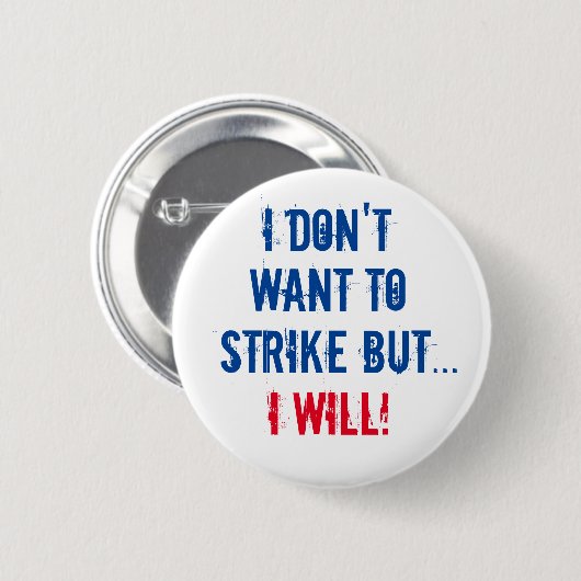 Duw me niet ronde button 5,7 cm (Voorkant /achterkant)