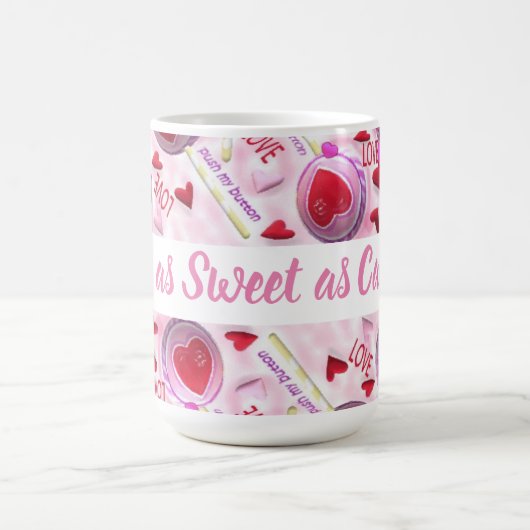 Duw mijn Buttonnen Koffiemok (Center)