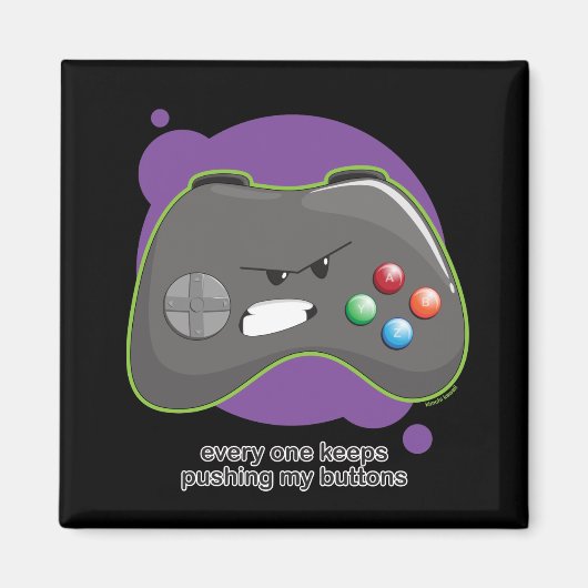 Duw mijn Buttonnen Magneet (Voorkant)