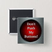 Duw mijn Buttonnen niet! pop Vierkante Button 5,1 Cm (Voorkant /achterkant)