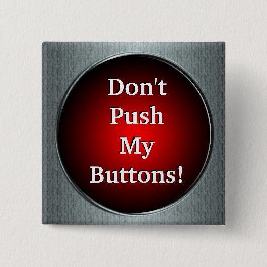Duw mijn Buttonnen niet! pop Vierkante Button 5,1 Cm (Voorkant)