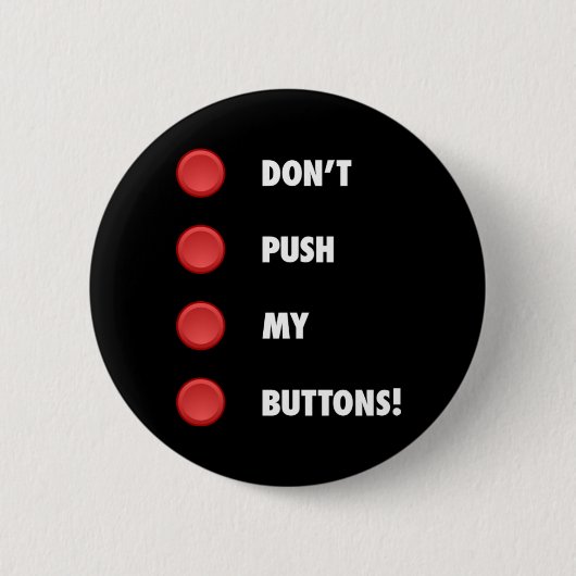 Duw mijn Buttonnen niet! Ronde Button 5,7 Cm (Voorkant)