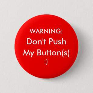 Duw mijn Buttonnen niet! Ronde Button 5,7 Cm
