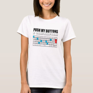 Duw mijn Buttonnen T-shirt