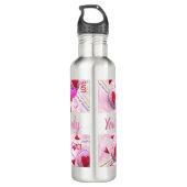 Duw mijn Buttonnen Waterfles (Achterkant)