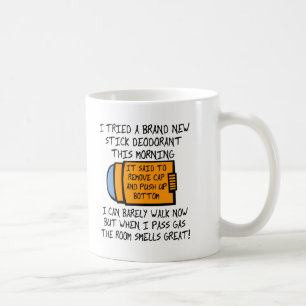 Duw ondersteboven Funny Mug Koffiemok