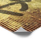 Duw op de Button Poster (Hoek)