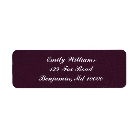 Duw Paars en wit Etiket (Voorkant)