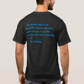 Duw uw op uw shirt voor een gemoedswerkout (Achterkant)