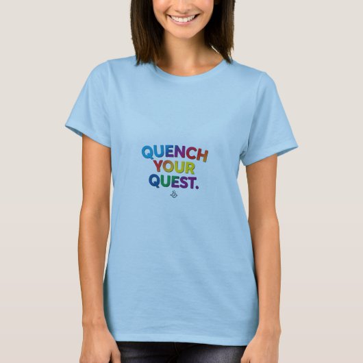 Duw uw zoektocht t-shirt (Voorkant)