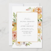 Duwen en pekel Floral Garden Weddenschap Kaart (Voorkant)